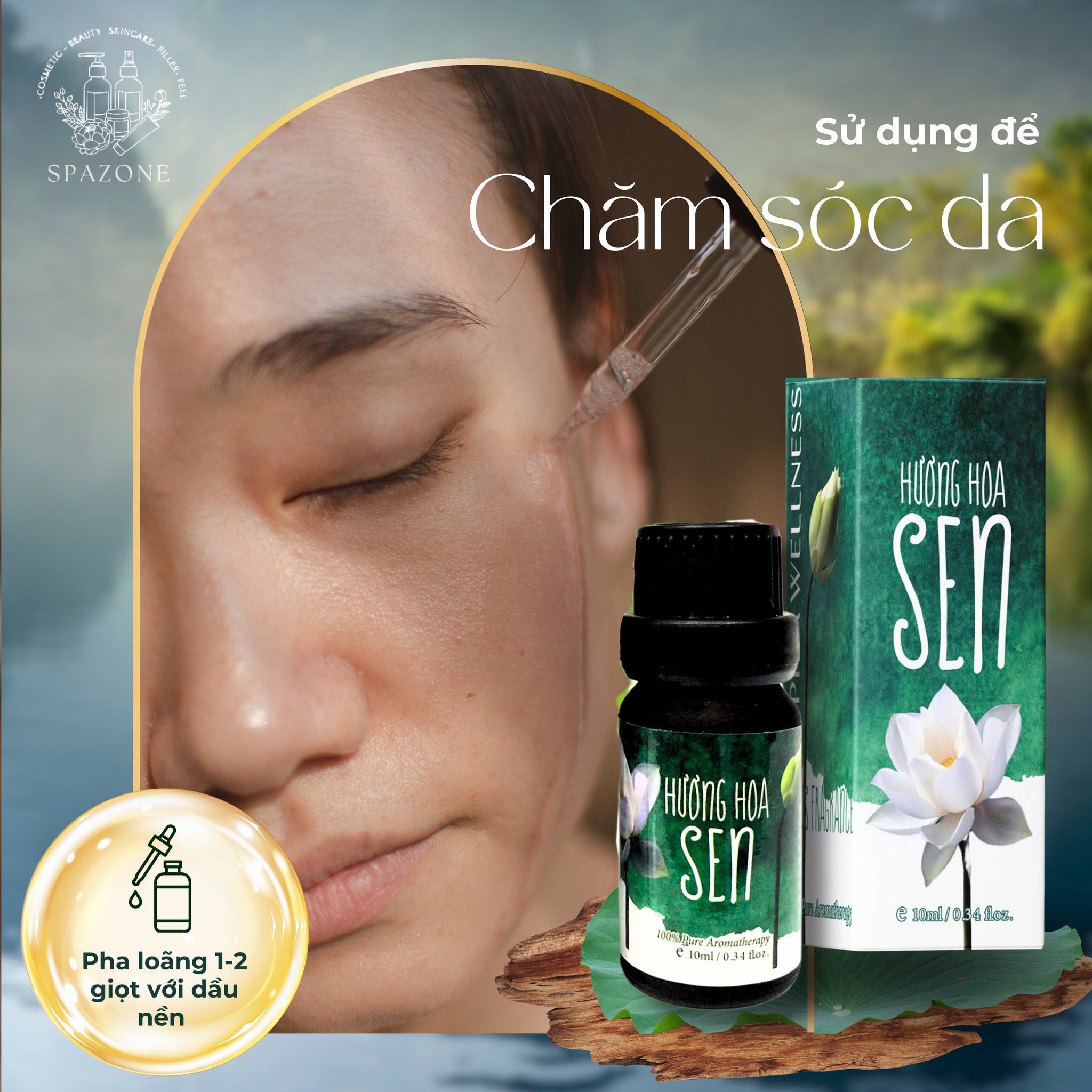 Hướng Dẫn Sử Dụng Tinh Dầu Hoa Sen Sophia Wellness