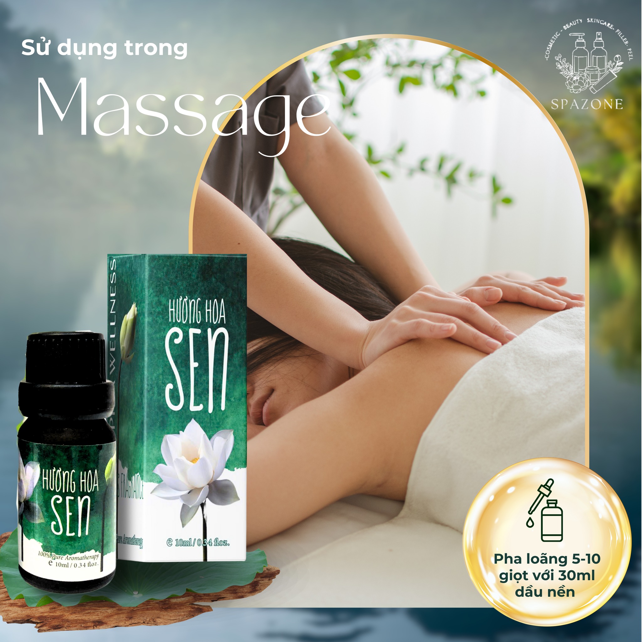 Hướng Dẫn Sử Dụng Tinh Dầu Hoa Sen Sophia Wellness