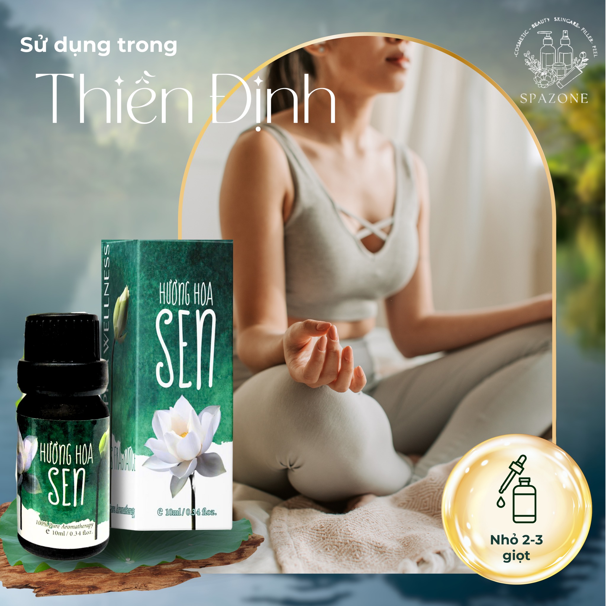 Hướng Dẫn Sử Dụng Tinh Dầu Hoa Sen Sophia Wellness