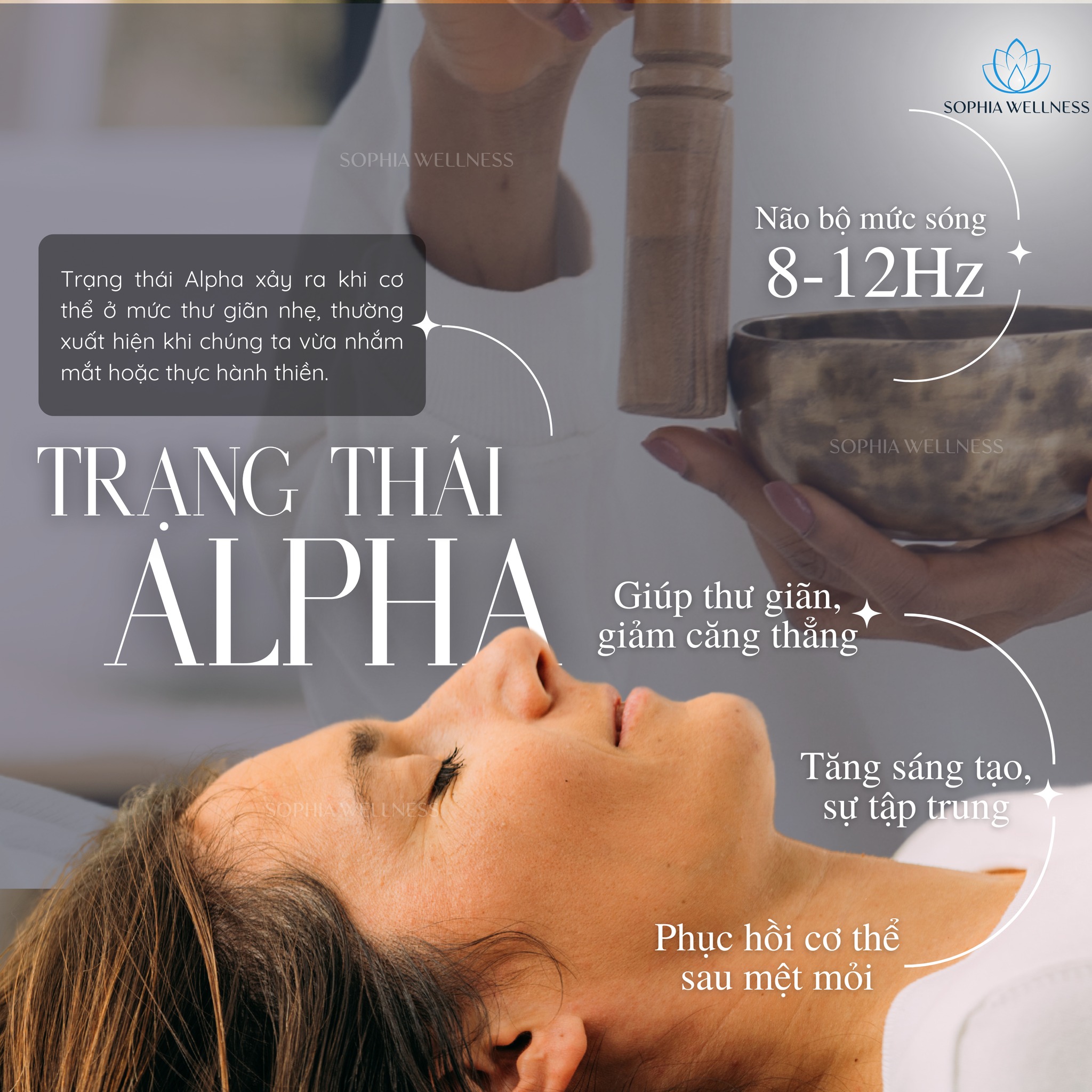 Liệu pháp Chuông xoay – Cân bằng sóng não, kích hoạt trạng thái Alpha, Delta, Theta