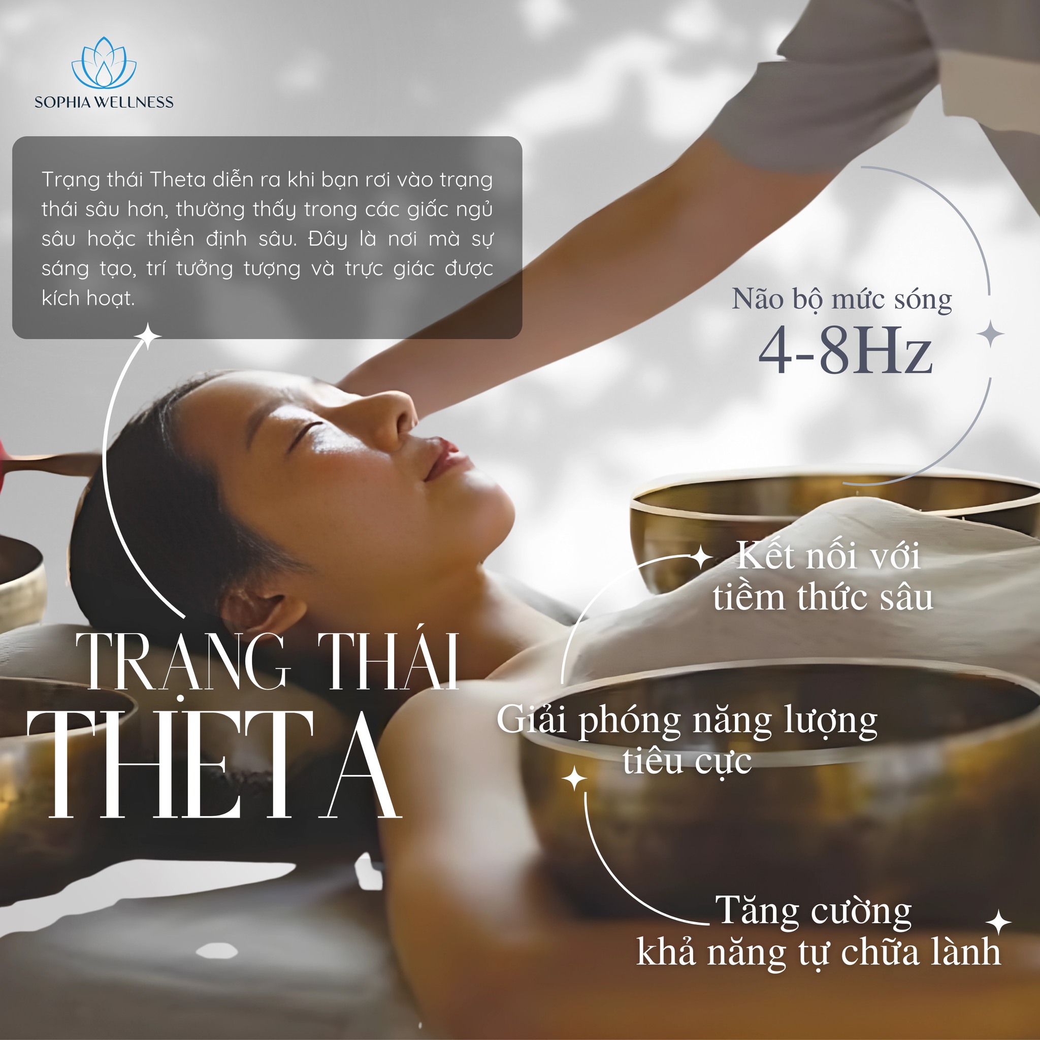 Liệu pháp Chuông xoay – Cân bằng sóng não, kích hoạt trạng thái Alpha, Delta, Theta