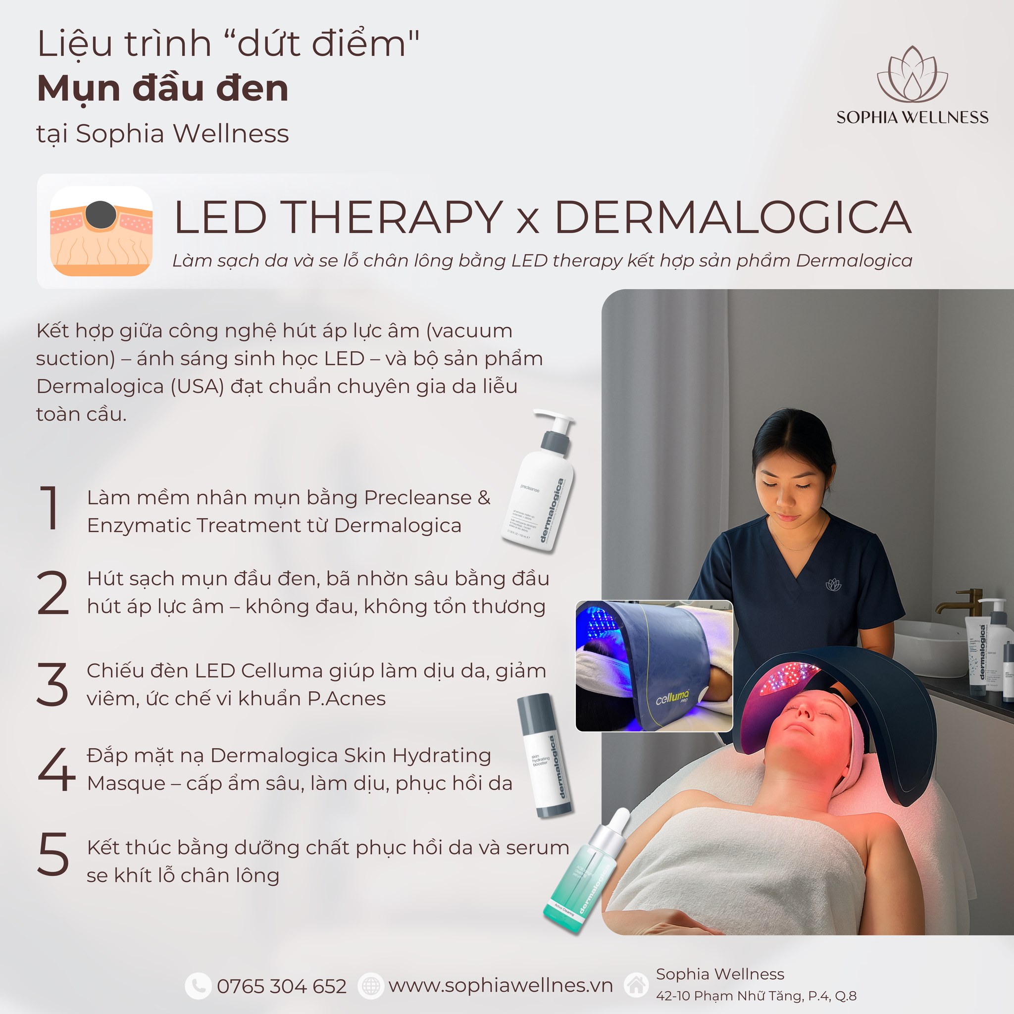 “DỨT ĐIỂM” MỤN ĐẦU ĐEN – KHÔNG ĐỂ LẠI LỖ CHÂN LÔNG