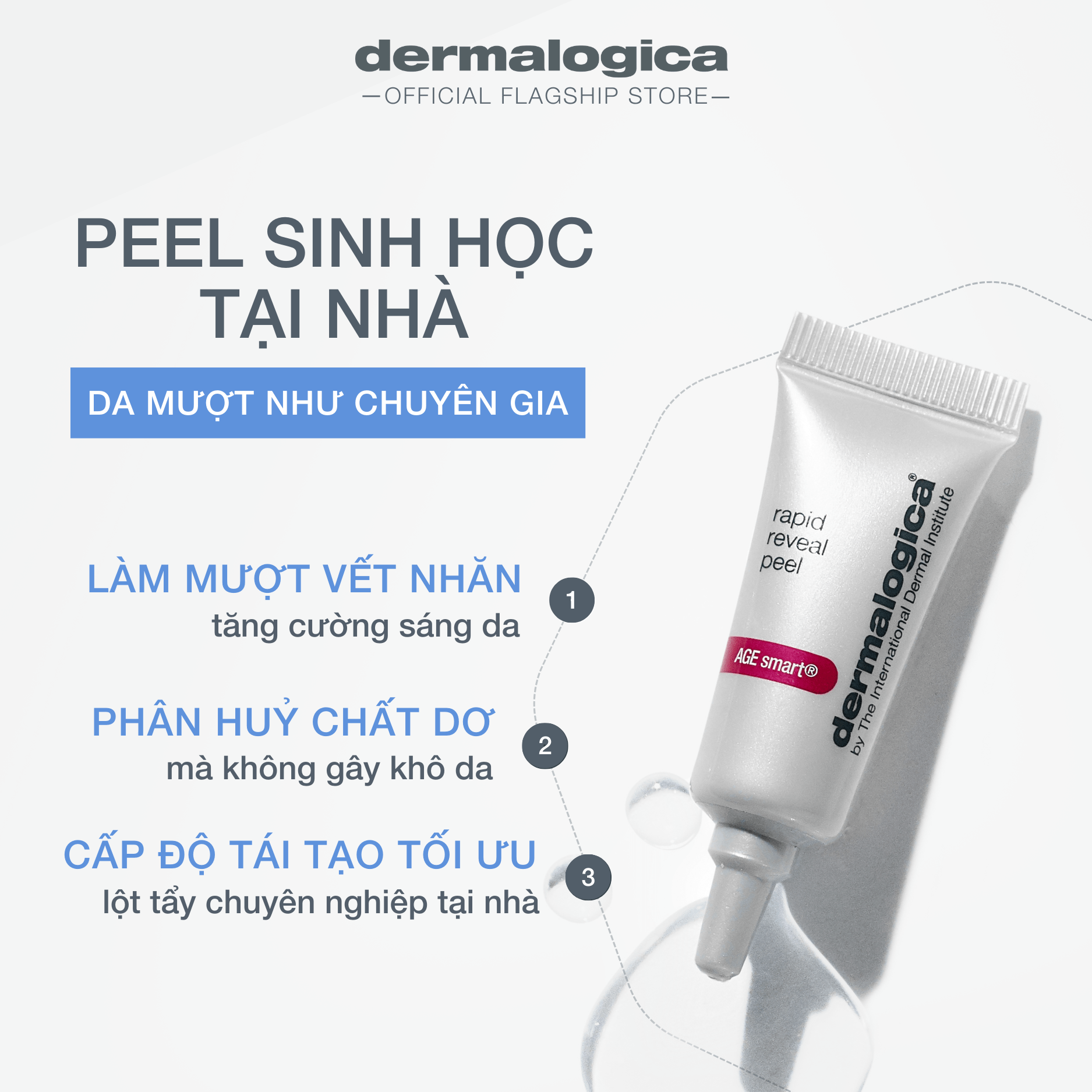 Peel da chuẩn Salon tại nhà Rapid Reveal Peel